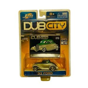 Vintage Dub City 32 Ford 1:64 Jada Toys Green